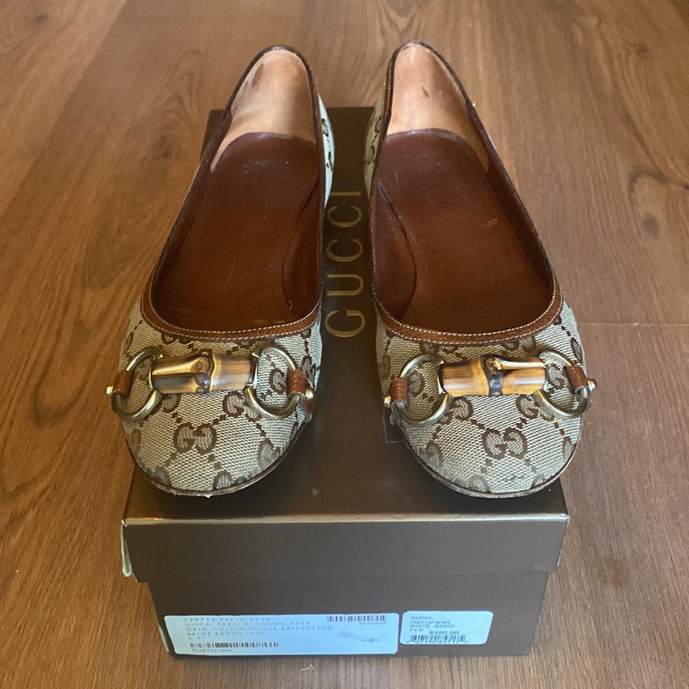 Authentic Gucci Horsebit Classic Ballet Flats w/original box if no price bargain